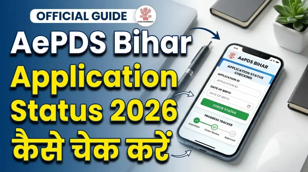 AePDS Bihar Application Status 2026 कैसे चेक करें