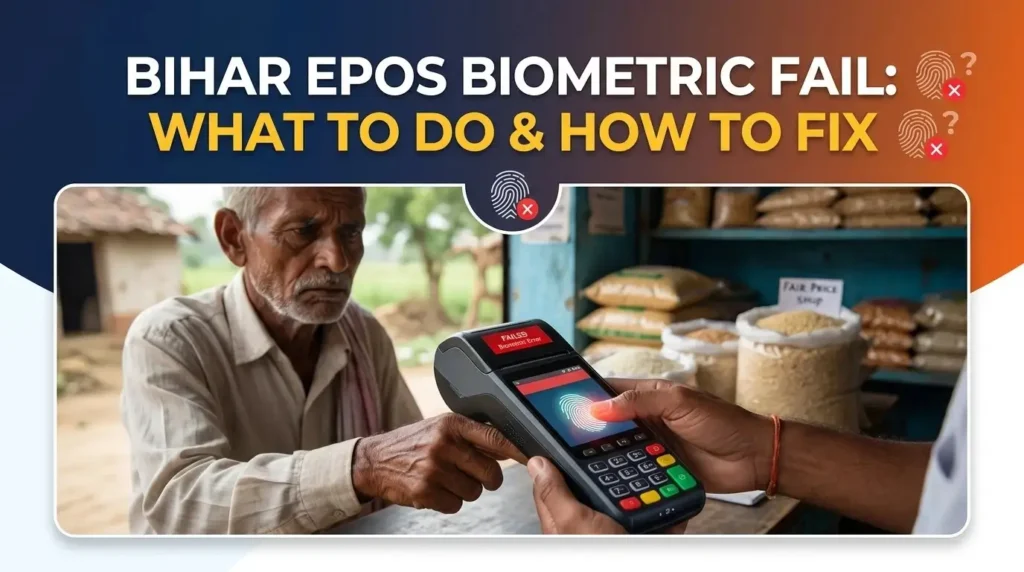 Bihar ePoS Biometric Fail What to Do & How to Fix