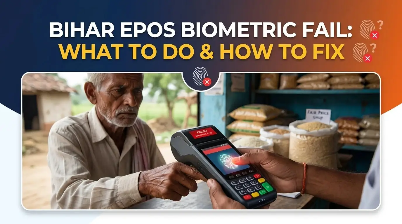 Bihar ePoS Biometric Fail What to Do & How to Fix